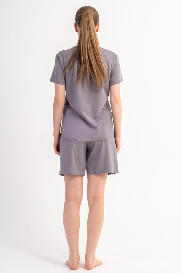 KADIN P.SUPREM O YAKA KISA KOL ETEGI OVAL SORT TAKIM