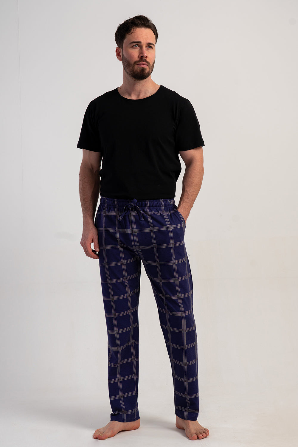 ERKEK TEK ALT PIJAMA SUPREM 512081 - VienettaLACIVERTM