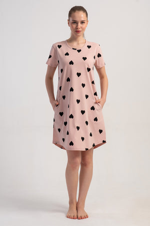 KADIN TUNIK SUPREM 512098 - Vienetta1.GrupSOFT PINK