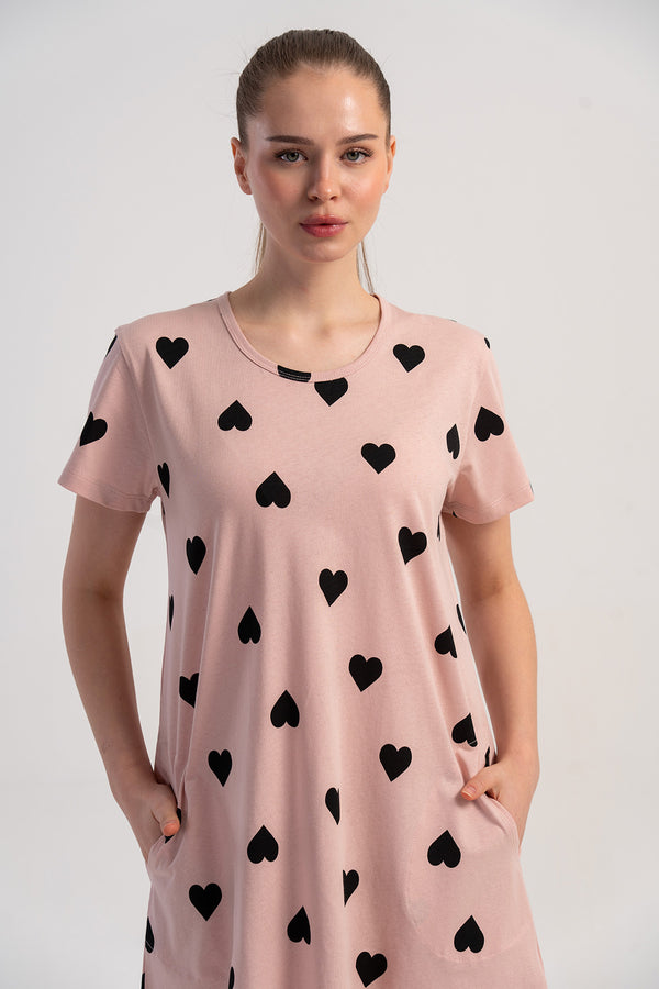 KADIN TUNIK SUPREM 512098 - Vienetta1.GrupSOFT PINK