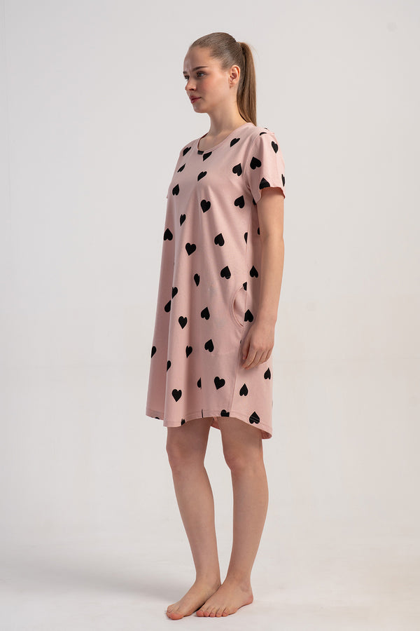 KADIN TUNIK SUPREM 512098 - Vienetta1.GrupSOFT PINK