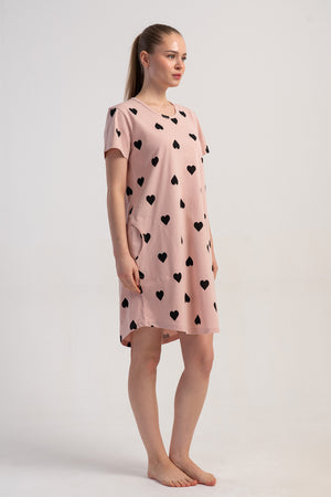 KADIN TUNIK SUPREM 512098 - Vienetta1.GrupSOFT PINK