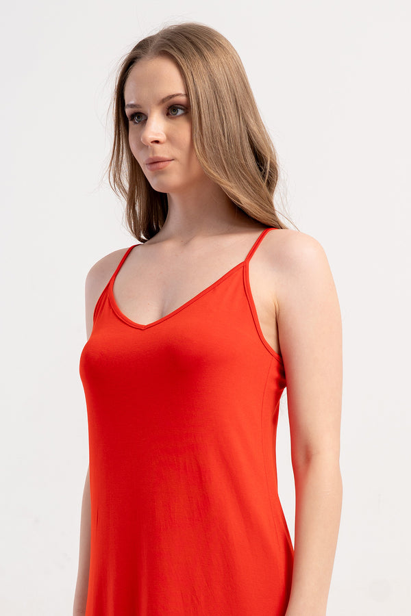 KADIN TUNIK LYC VISCON 601007 - Vienetta1.GrupKIRMIZI