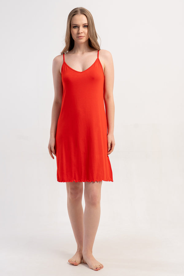 KADIN TUNIK LYC VISCON 601007 - Vienetta1.GrupKIRMIZI