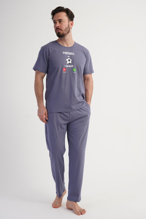 CEPLI ERKEK P.SUPREM XXL O YAKA KISA KOL PIJAMA TAKIM