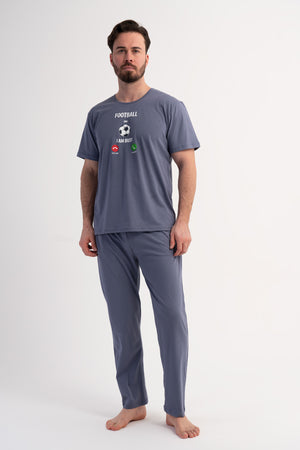 CEPLI ERKEK P.SUPREM XXL O YAKA KISA KOL PIJAMA TAKIM