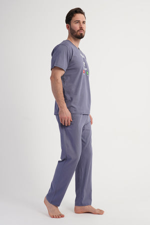 CEPLI ERKEK P.SUPREM XXL O YAKA KISA KOL PIJAMA TAKIM