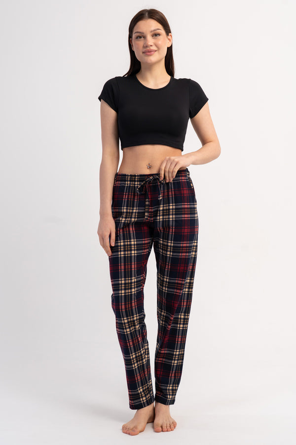 KADIN P.SUPREM CEPLI TEK ALT PIJAMA