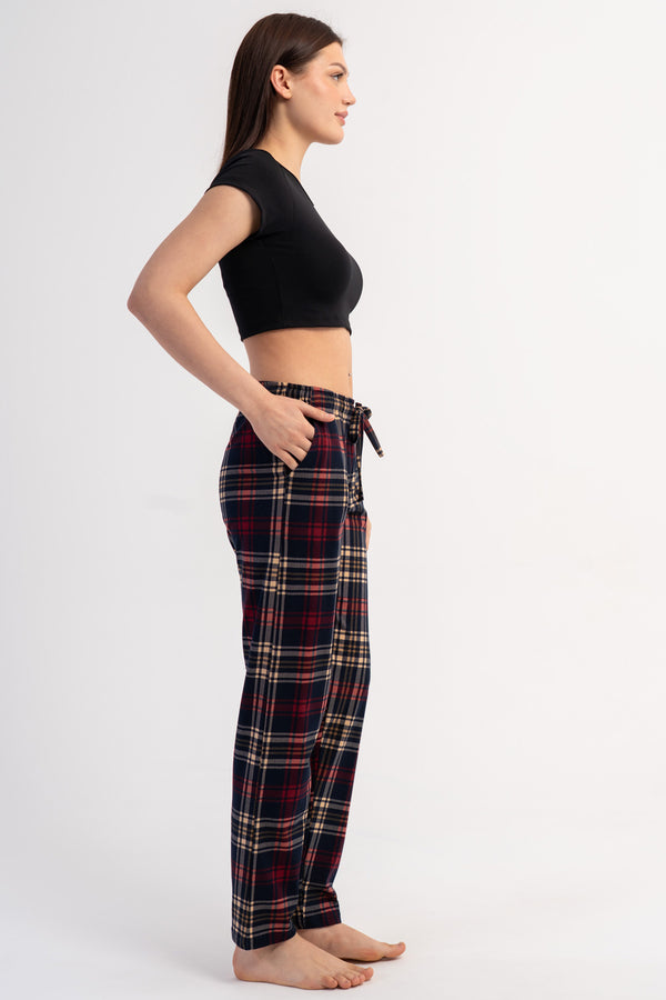 KADIN P.SUPREM CEPLI TEK ALT PIJAMA