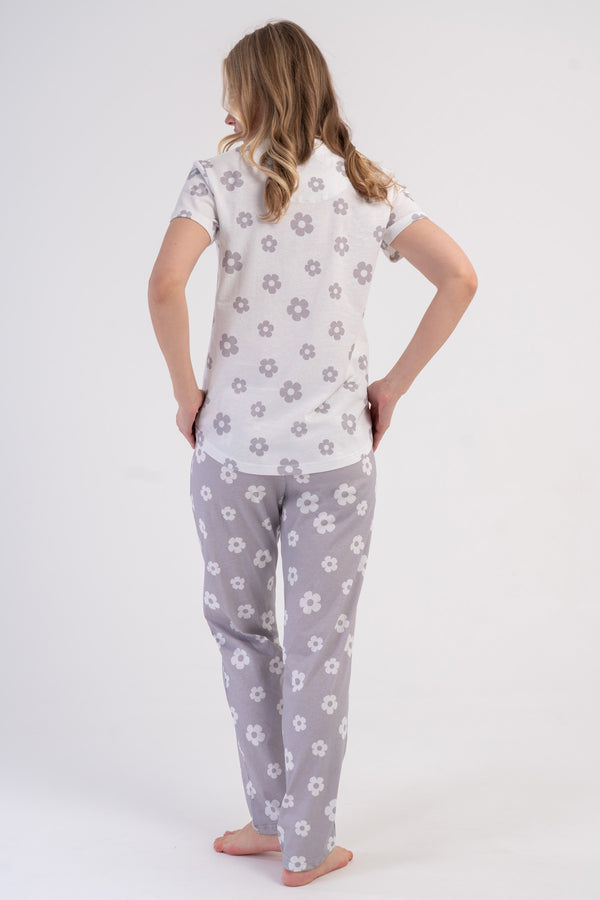 KADIN P.SUPREM O YAKA KISA KOL ETEGI OVAL CEPLI PIJAMA TAKIM
