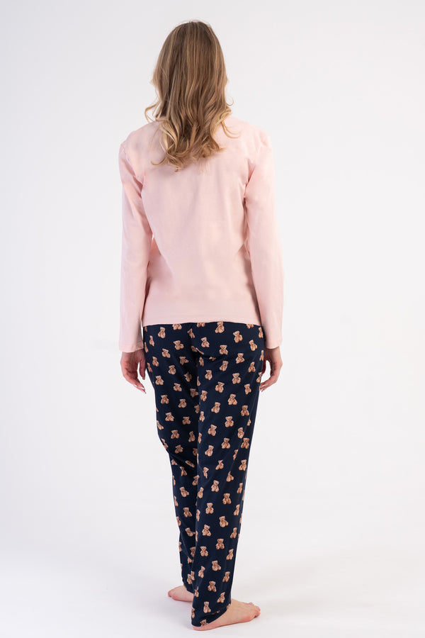KADIN P.SUPREM O YAKA UZUN KOL ETEGI OVAL PIJAMA TAKIM