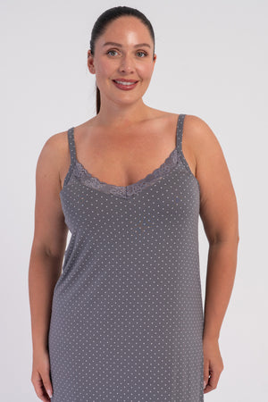 KADIN LYC VISCON XXL V YAKA DANTELLI FIYONKLU IP ASKILI BIBILALI ETEGI OVAL TUNIK