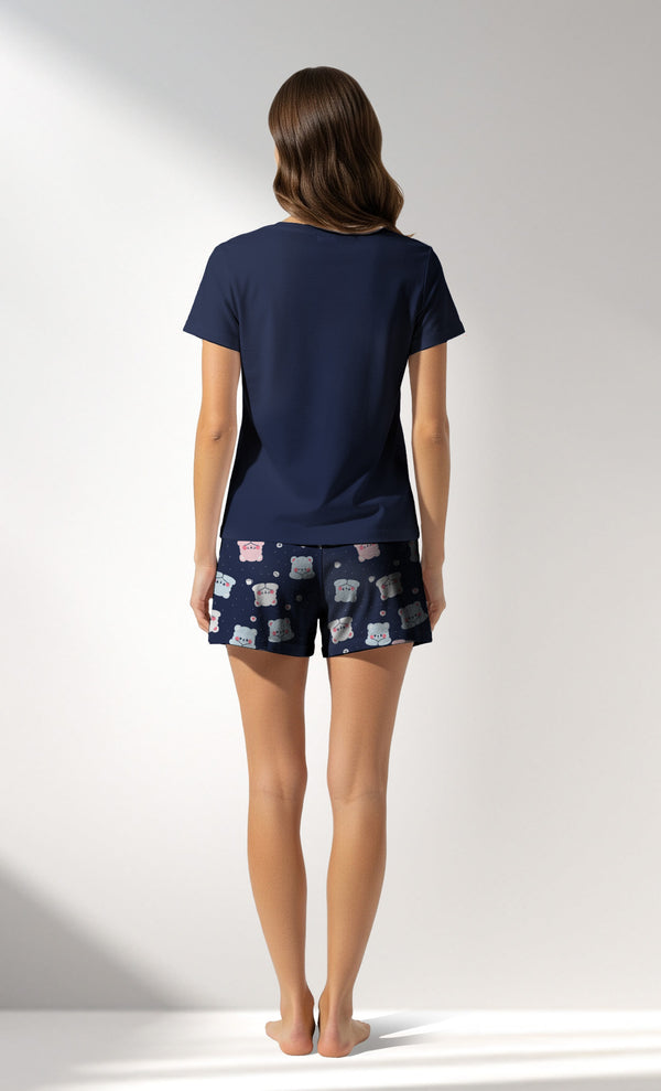 Woman Supreme MidnightBear Short Set - A-19-3925 - Image 3