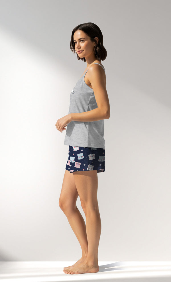 Woman Supreme MidnightBear Thin Strap Short Set - B-EG-0 - Image 2