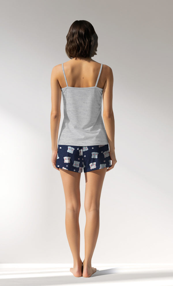 Woman Supreme MidnightBear Thin Strap Short Set - B-EG-0 - Image 3