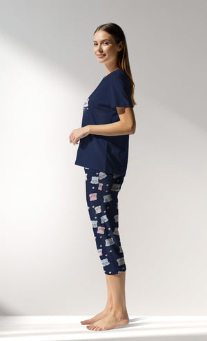 Woman Supreme MidnightBear Capri Set - A-19-3925 - Image 2