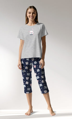 Woman Supreme MidnightBear Capri Set - B-EG-0 - Image 1