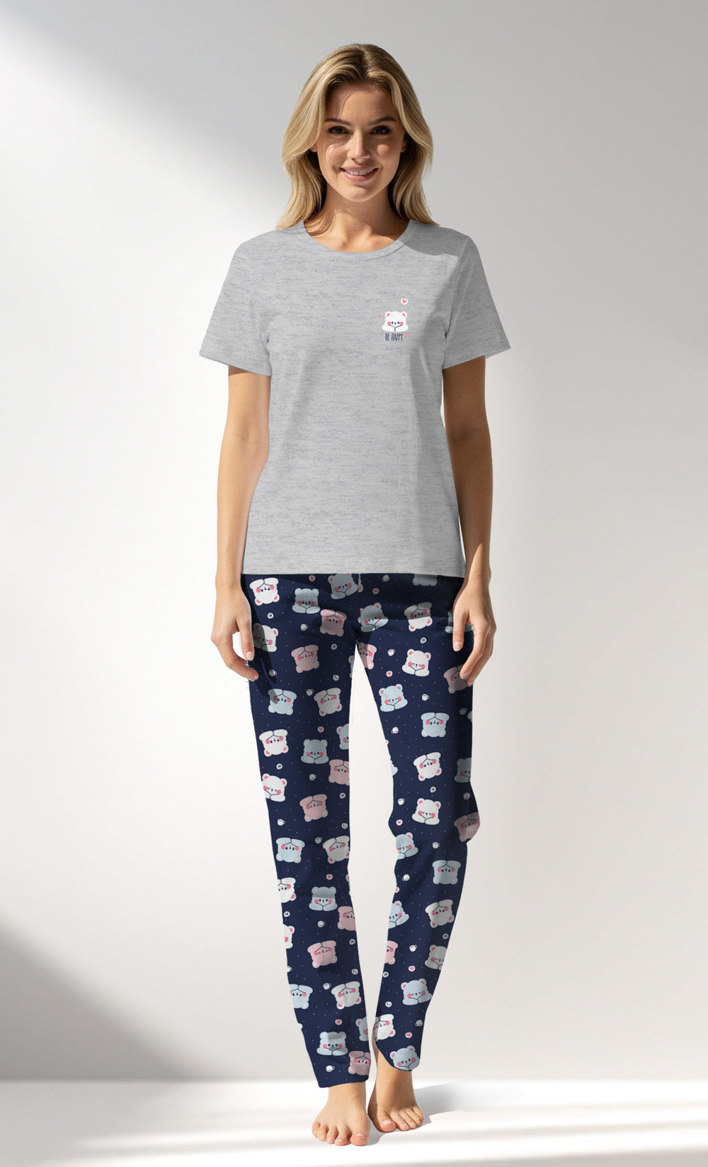 Woman Supreme MidnightBear Pyjama Set - A-19-3925 - Image 1