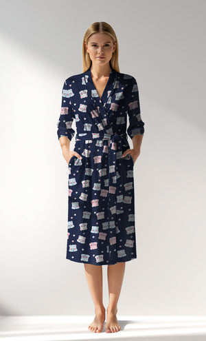 Woman Supreme MidnightBear Dressing Gown - ROTASYON - Image 1