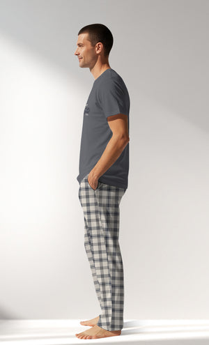 Man Supreme GoodLuck Pyjama Set - A-18-4006 - Image 2