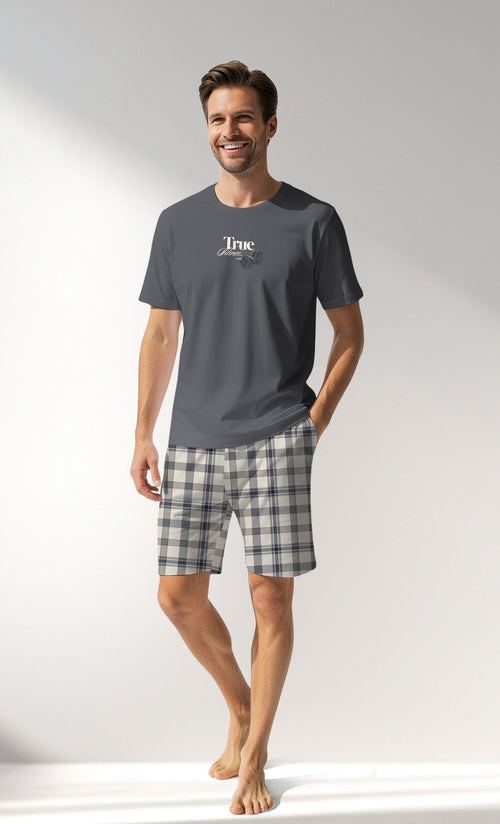 Man Supreme GoodLuck Short Set - A-18-4006 - Image 1