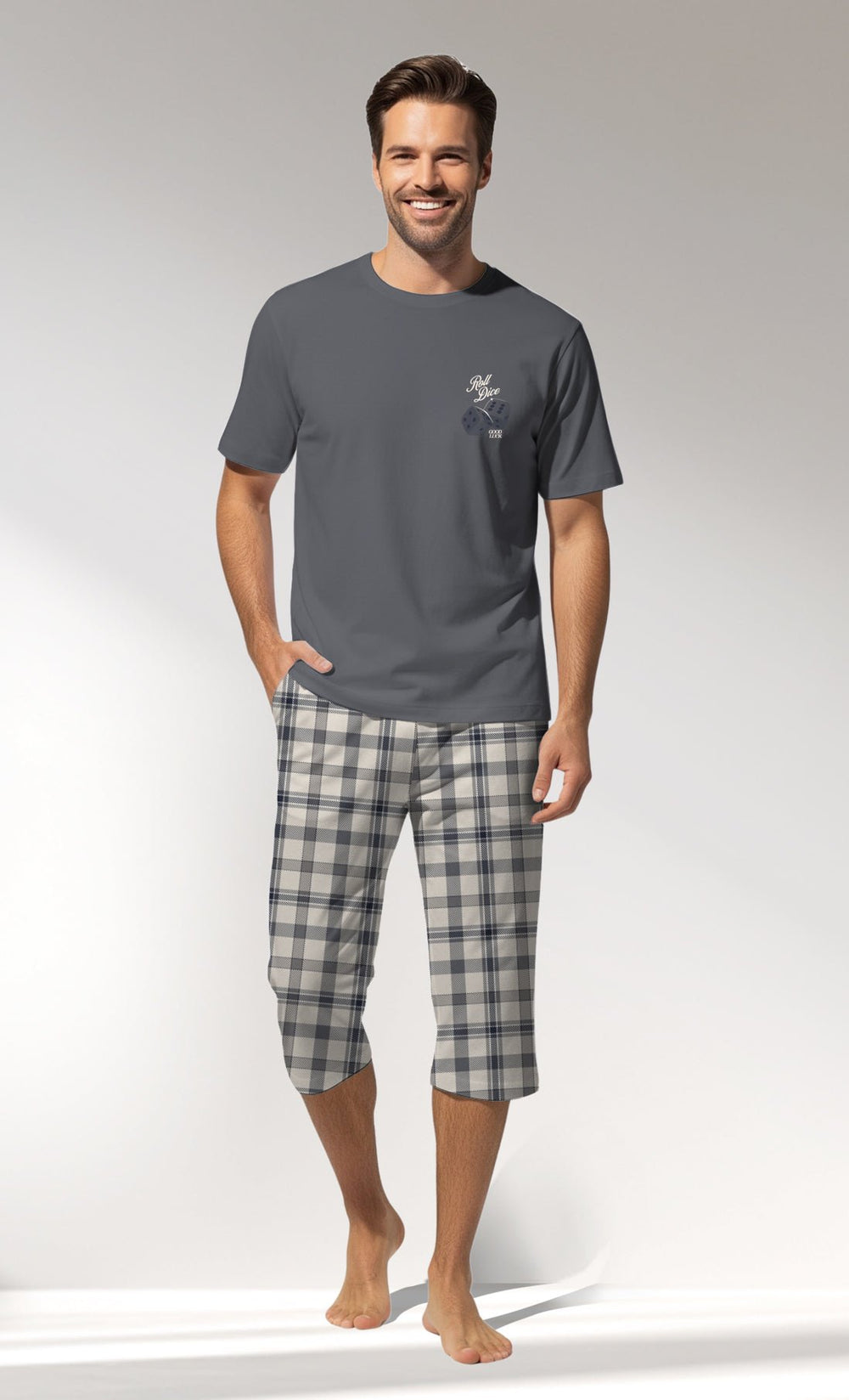 Man Supreme GoodLuck Capri Set - VienettaA - 18 - 4006