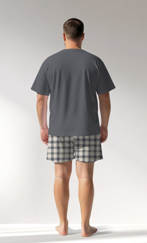 Man Supreme GoodLuck Big Size Short Set - A-18-4006 - Image 3