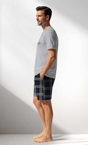 Man Supreme PacificSoul V Neck Short Set - B-G-0 - Image 2