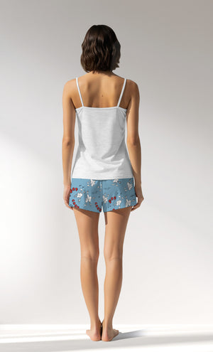 Woman Supreme Popcorn Thin Strap Short Set - A-KAR MELANJ - Image 3