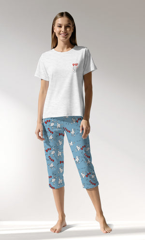 Woman Supreme Popcorn Capri Set - A-KAR MELANJ - Image 1