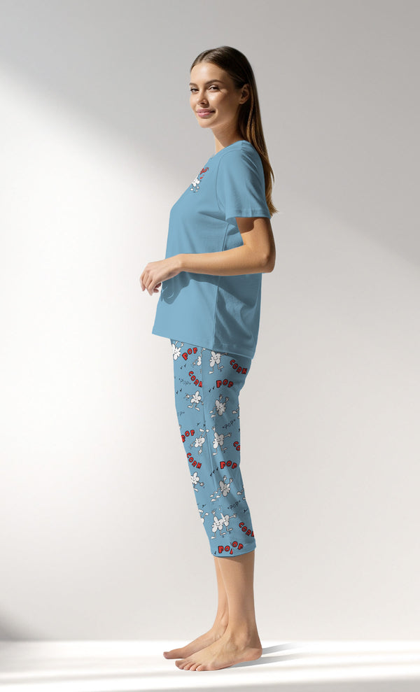 Woman Supreme Popcorn Capri Set - B-14-4318 - Image 2