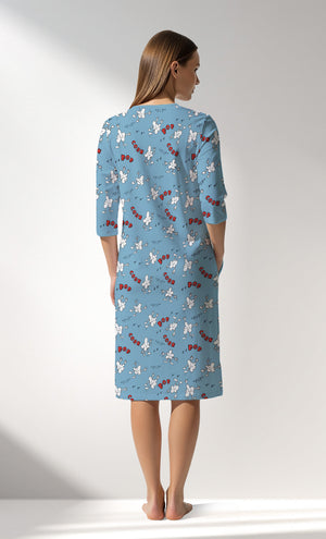Woman Supreme Popcorn Home Dress - B-ROTASYON - Image 3
