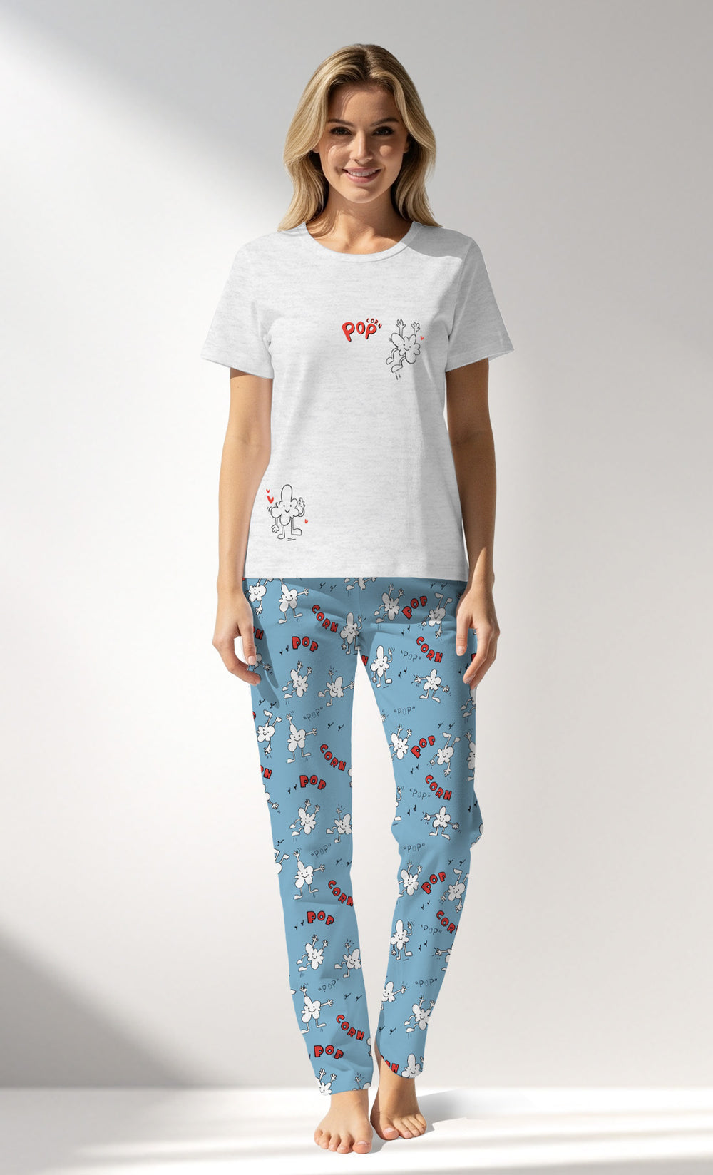 Woman Supreme Popcorn Pyjama Set - A-KAR MELANJ - Image 1