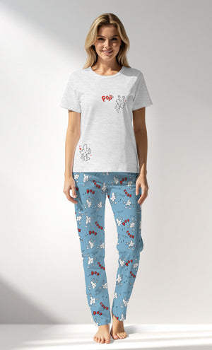 Woman Supreme Popcorn Pyjama Set - A-KAR MELANJ - Image 1