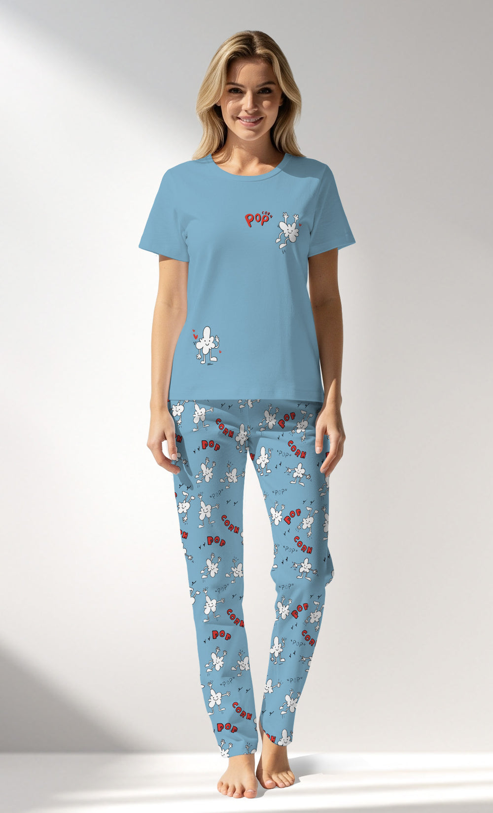 Woman Supreme Popcorn Pyjama Set - A-KAR MELANJ - Image 1