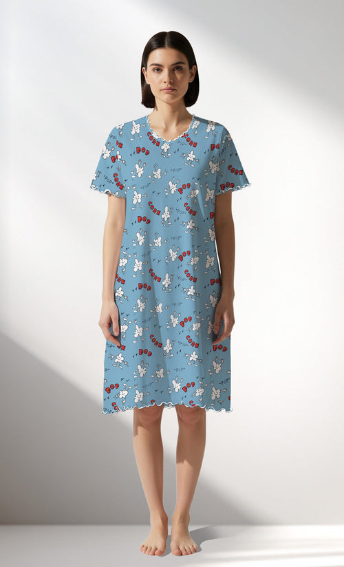 Woman Supreme Popcorn Short Sleeve Tunic - ROTASYON - Image 1