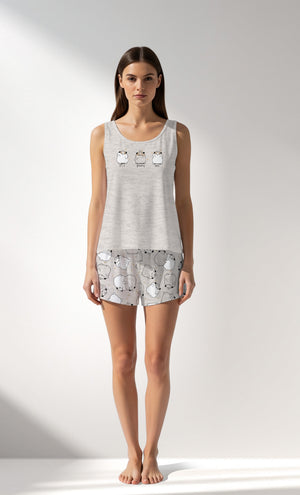 Woman Supreme Cheeks Thick Strap Short Set - AHF0 - Image 1