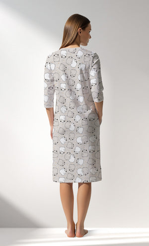 Woman Supreme Cheeks Pocket Detail Home Dress - ROTASYON - Image 3