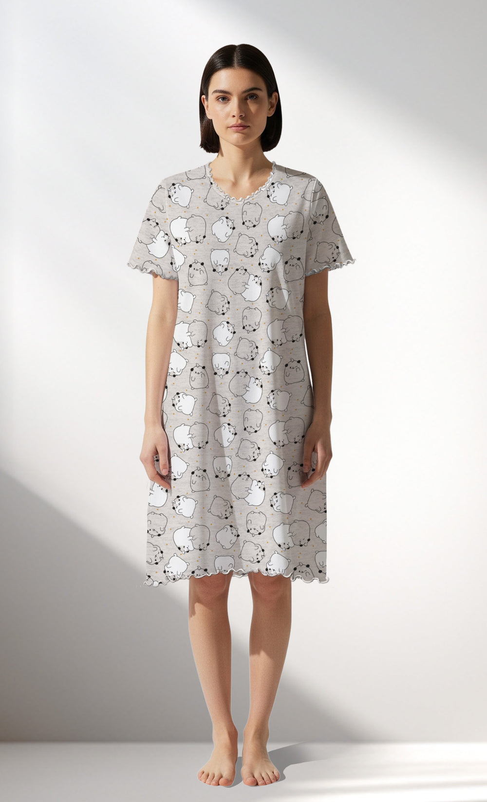 Woman Supreme Cheeks Short Sleeve Tunic - ROTASYON - Image 1