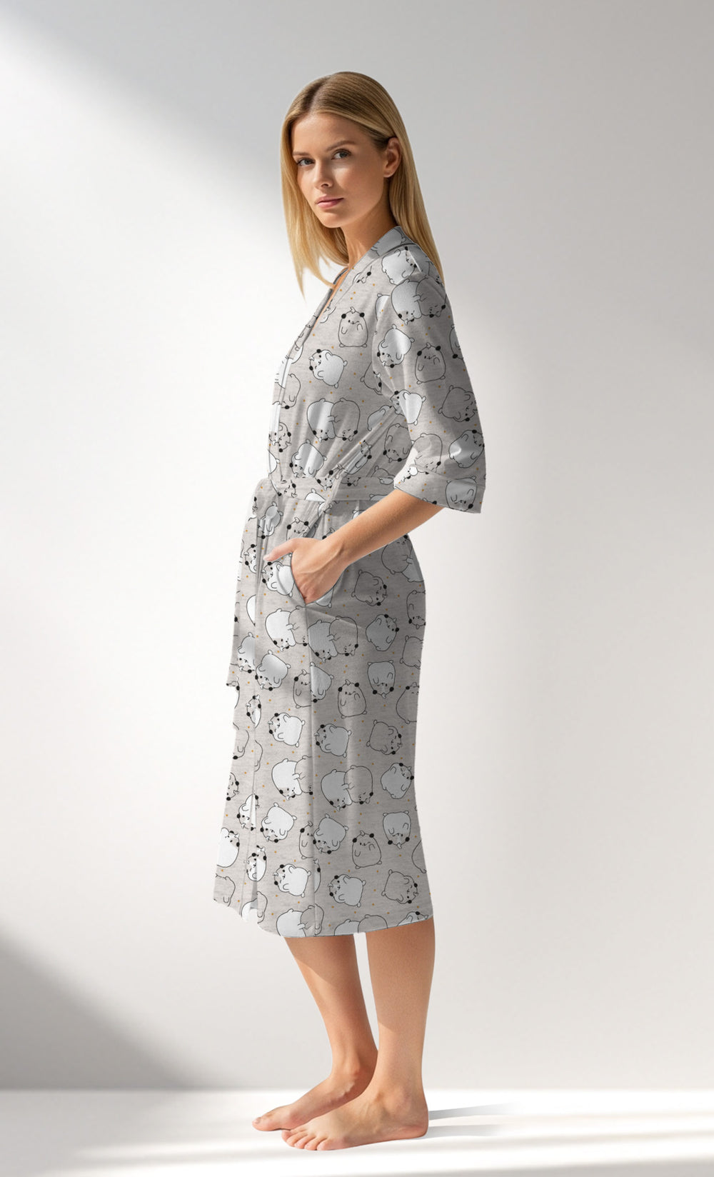 Woman Supreme Cheeks Dressing Gown - ROTASYON - Image 1