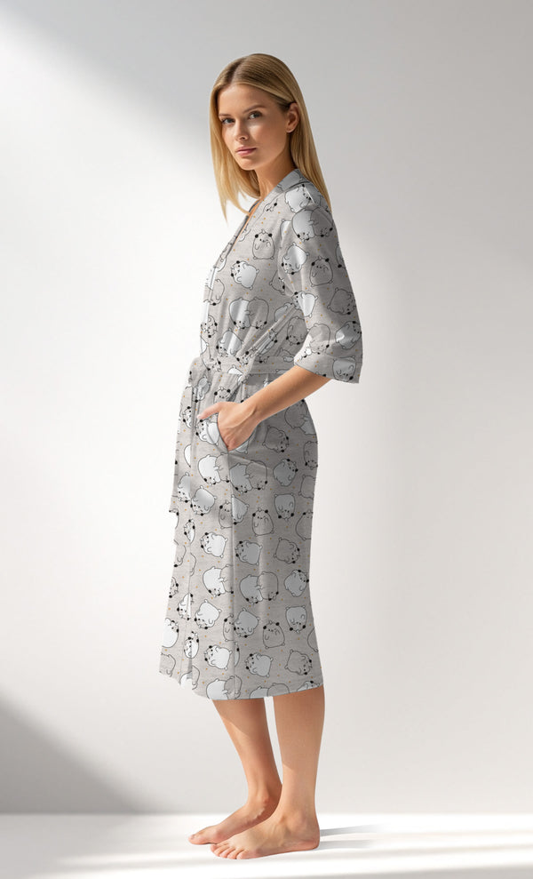 Woman Supreme Cheeks Dressing Gown - ROTASYON - Image 2