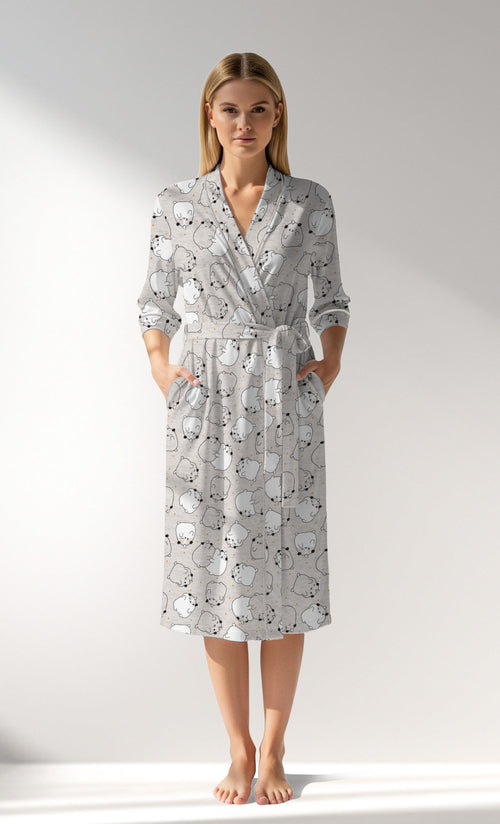 Woman Supreme Cheeks Dressing Gown - ROTASYON - Image 1