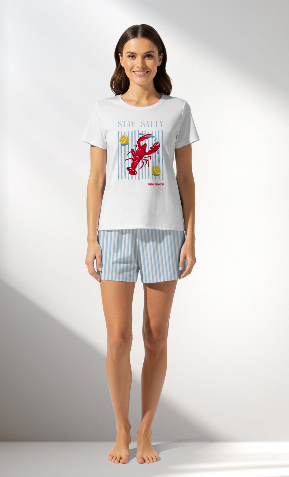 Woman Supreme FreshSeafood Short Set - A-11-1001 - Image 1