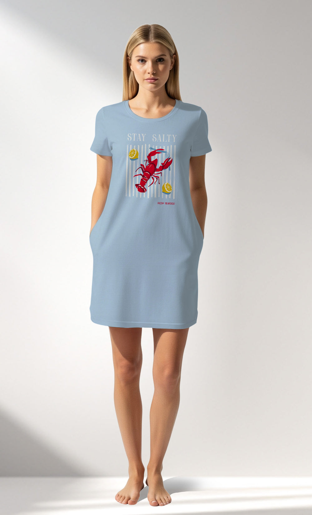 Woman Supreme FreshSeafood Pocket Detail Tunic - A-11-1001 - Image 1