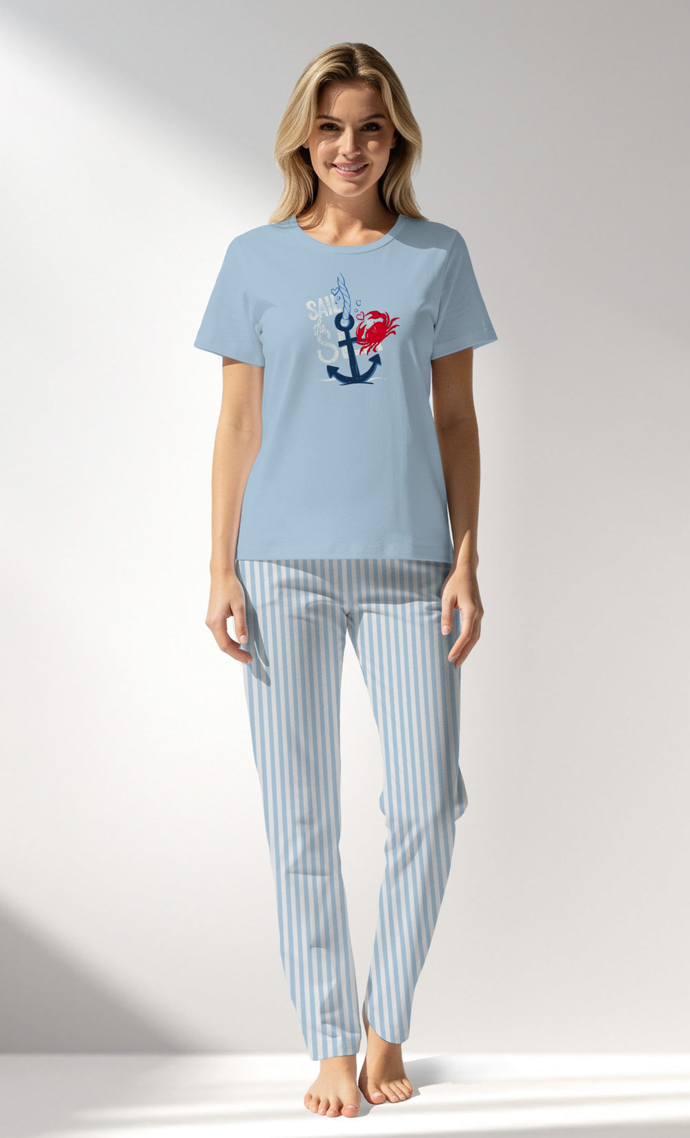 Woman Supreme FreshSeafood Pyjama Set - A-11-1001 - Image 1