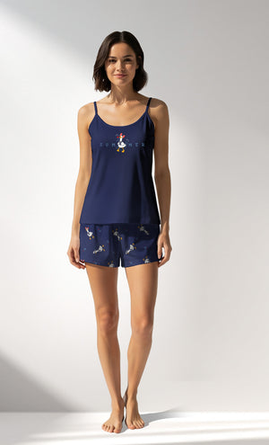 Woman Supreme GooseMarine Thin Strap Short Set - A-19-3939 - Image 1