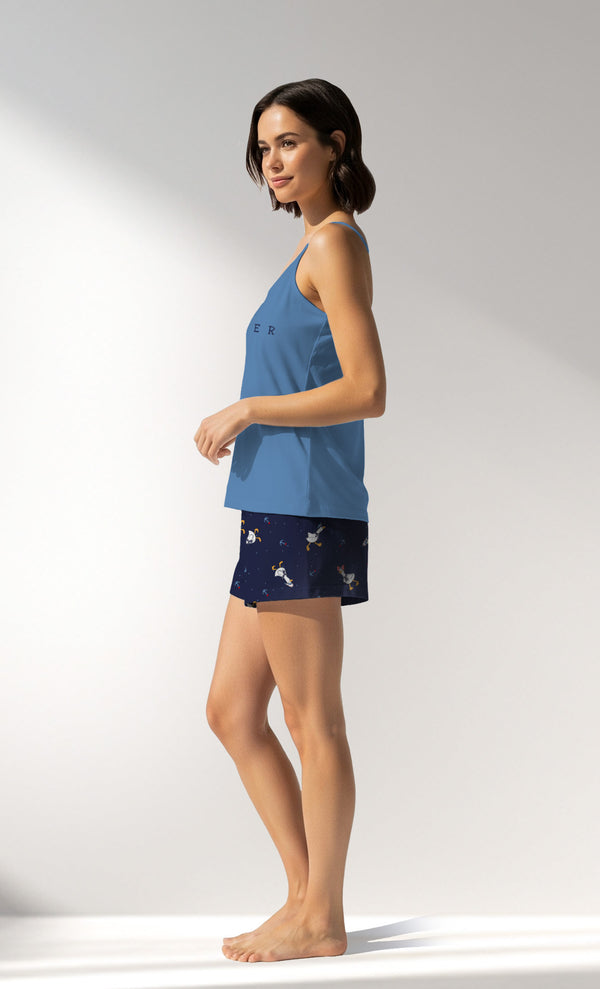 Woman Supreme GooseMarine Thin Strap Short Set - B-17-4030 - Image 2