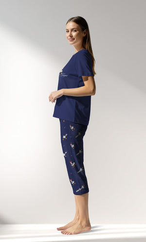 Woman Supreme GooseMarine Capri Set - A-19-3939 - Image 2