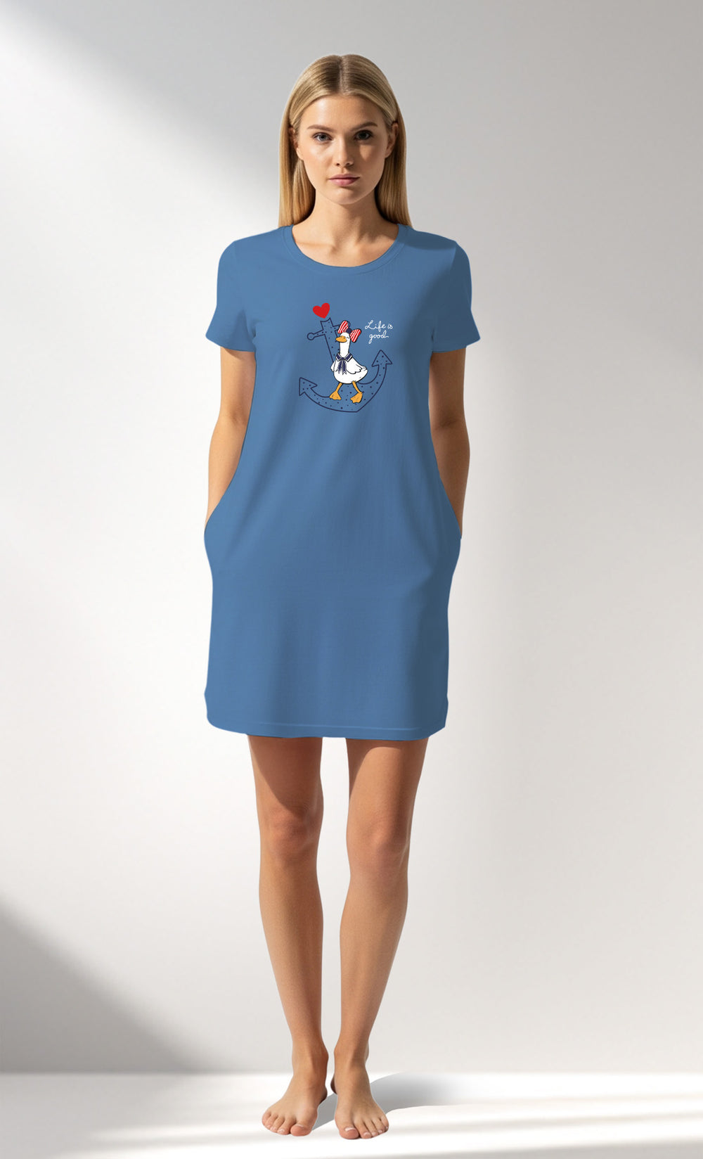 Woman Supreme GooseMarine Pocket Detail Tunic - A-19-3939 - Image 1