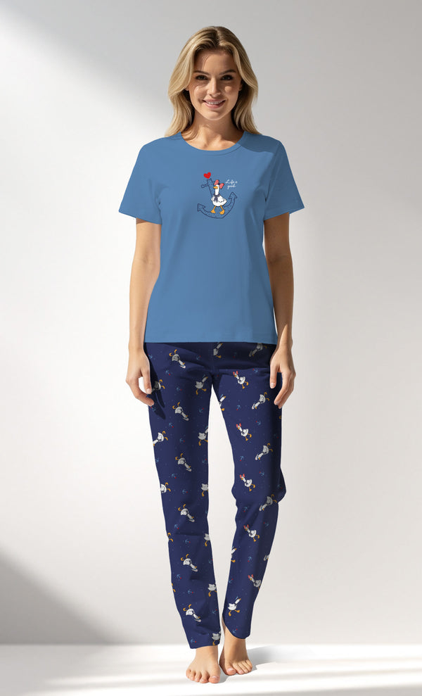 Woman Supreme GooseMarine Pyjama Set - B-17-4030 - Image 1